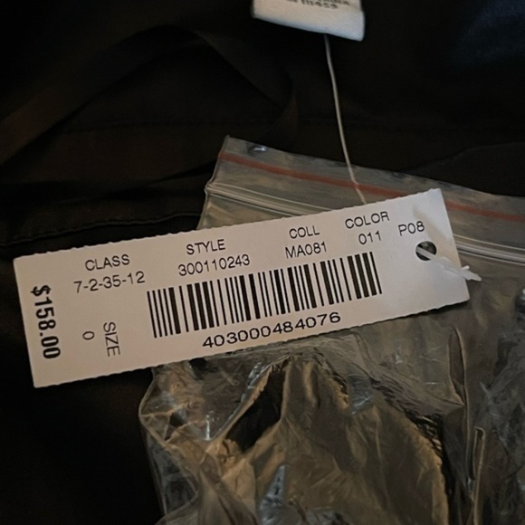 BRAND NEW - NWT Gorgeous WHBM Strapless Black and White Dress Size 0 - Picture 3 of 3